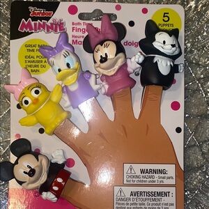DISNEY Minnie Mouse and Friends Finger Puppets Set!